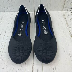 Rothy’s The Flat‎ Ballet Slip-On Shoes Solid Black